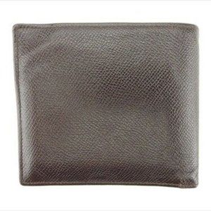 Bvlgari Wallet Purse Long Wallet Logo Brown leather Woman Authentic Used